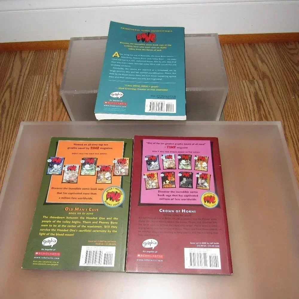 Jeff Smith BONE Set 3 books (Vol 1,6,9)